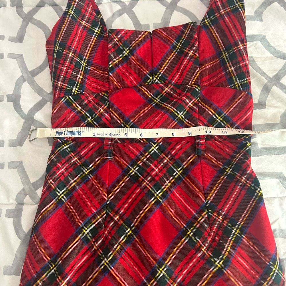 L.A.M.B. Red Plaid Dress - Picture 12 of 15